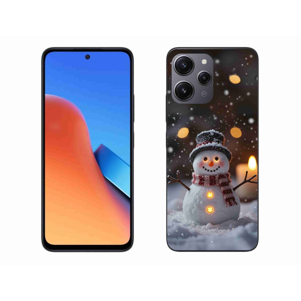 Gél borítás mmCase a Xiaomi Redmi 12-hez - boldog hóember