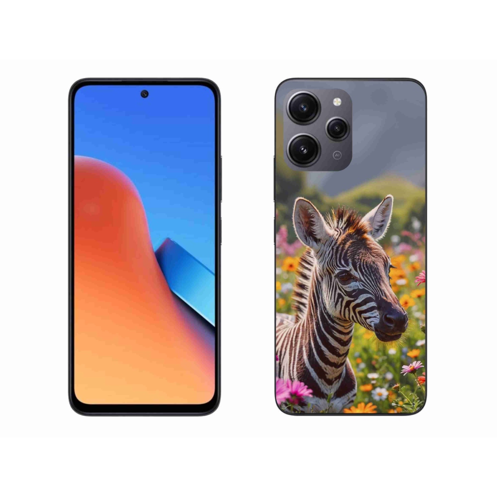 Gél borítás mmCase a Xiaomi Redmi 12-hez - zebra a réten
