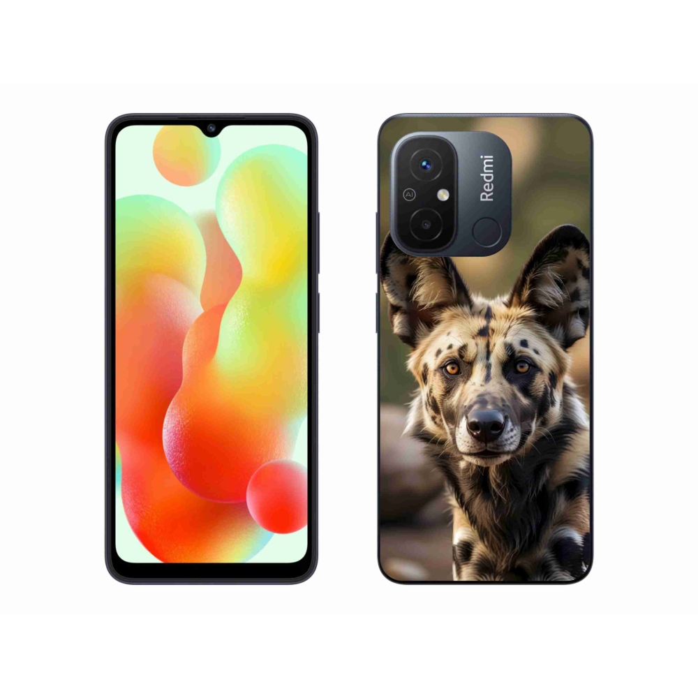 Gél borítás mmCase a Xiaomi Redmi 12C-hez - afrikai vadkutya