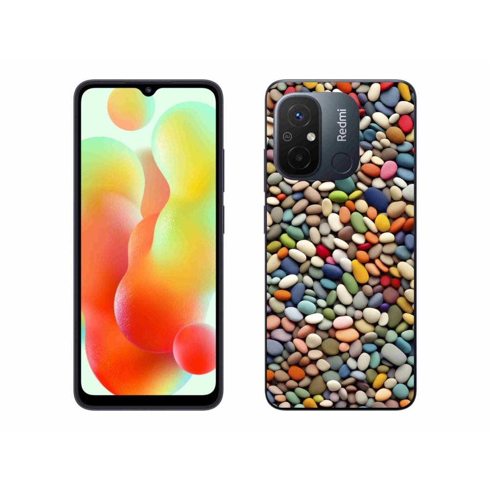 Gél borítás mmCase a Xiaomi Redmi 12C-hez - színes strasszkövek 2