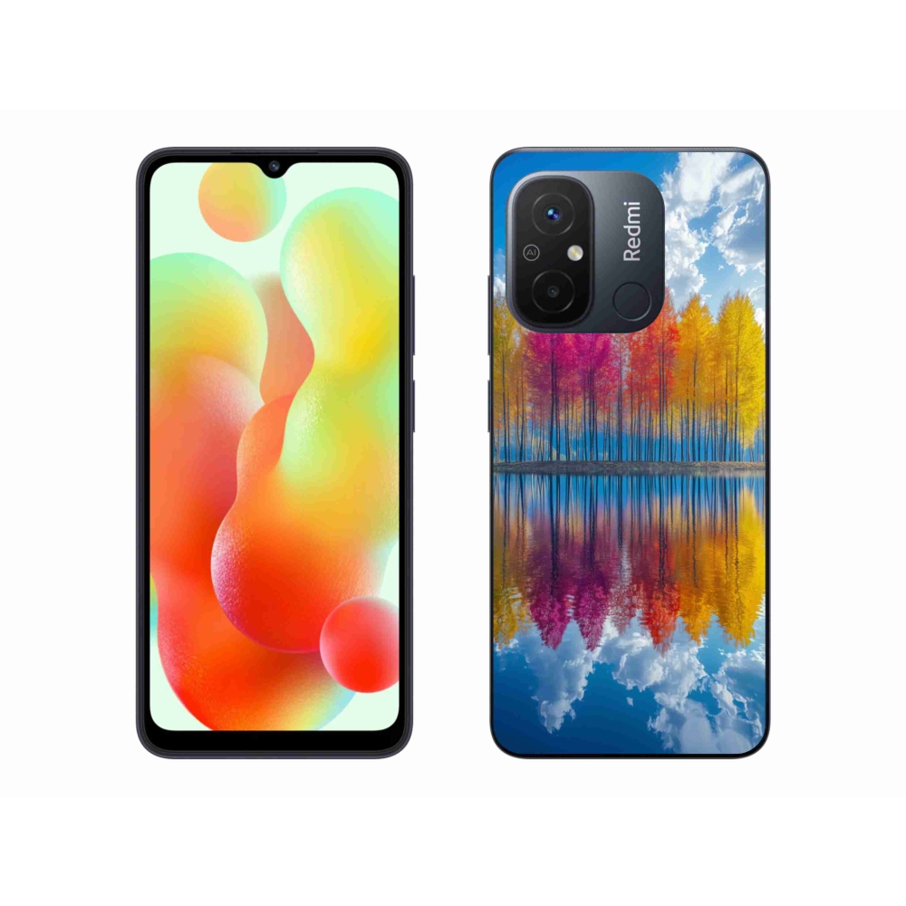 Gél borítás mmCase a Xiaomi Redmi 12C-hez - színes fák