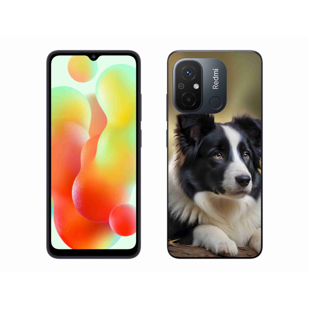 Gél borítás mmCase a Xiaomi Redmi 12C-hez - border collie 2