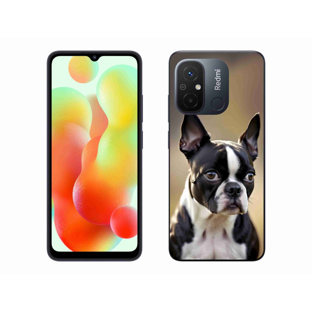 Gél borítás mmCase a Xiaomi Redmi 12C-hez - Boston Terrier