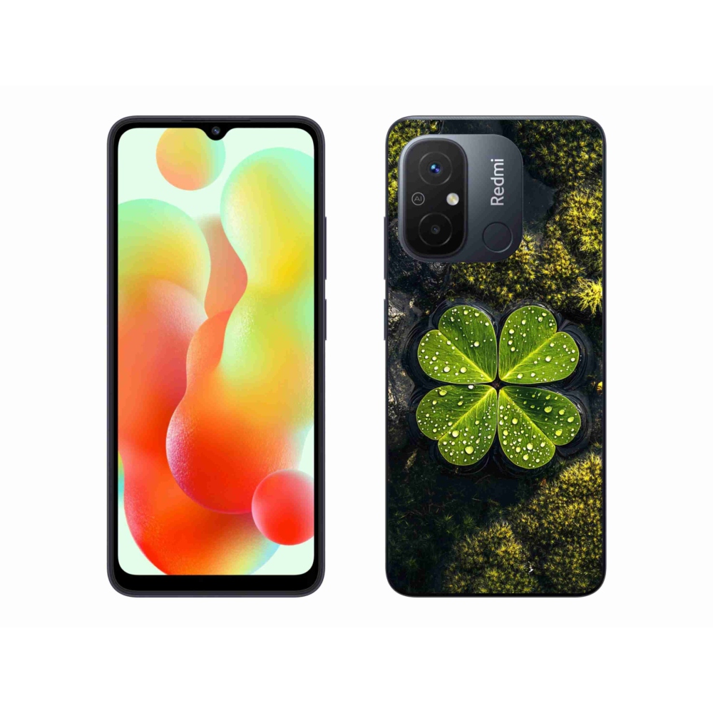 Gél borítás mmCase a Xiaomi Redmi 12C-hez - négylevelű lóhere