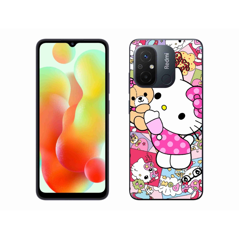Gél borítás mmCase a Xiaomi Redmi 12C-hez - aranyos cica