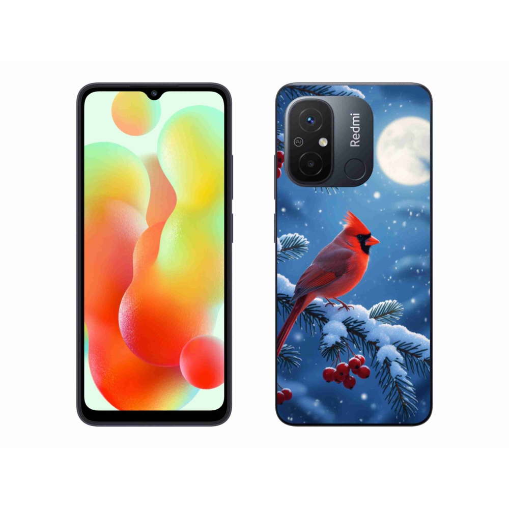 Gél borítás mmCase a Xiaomi Redmi 12C-hez - kardinálpiros színű