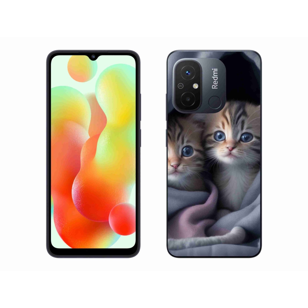 Gél borítás mmCase a Xiaomi Redmi 12C-hez - cat duo 2