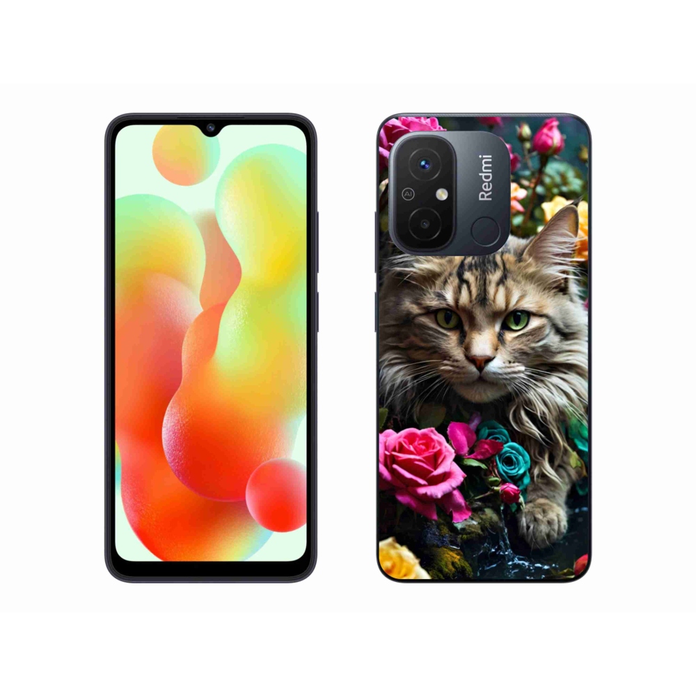 Gél borítás mmCase a Xiaomi Redmi 12C-hez - macskaszem nézet 2