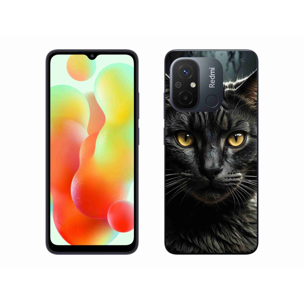 Gél borítás mmCase a Xiaomi Redmi 12C-hez - macskaszem 3