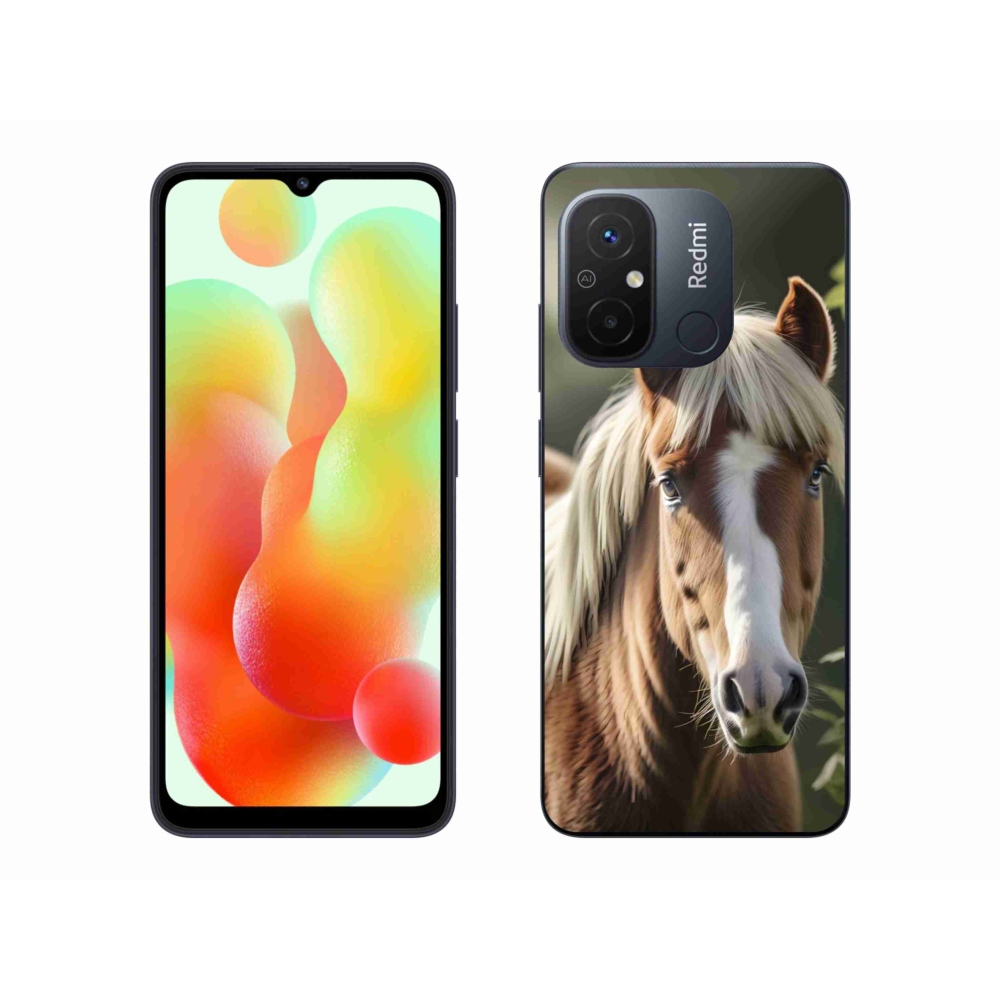 Gél borítás mmCase a Xiaomi Redmi 12C-hez - ló könnyű sörénnyel