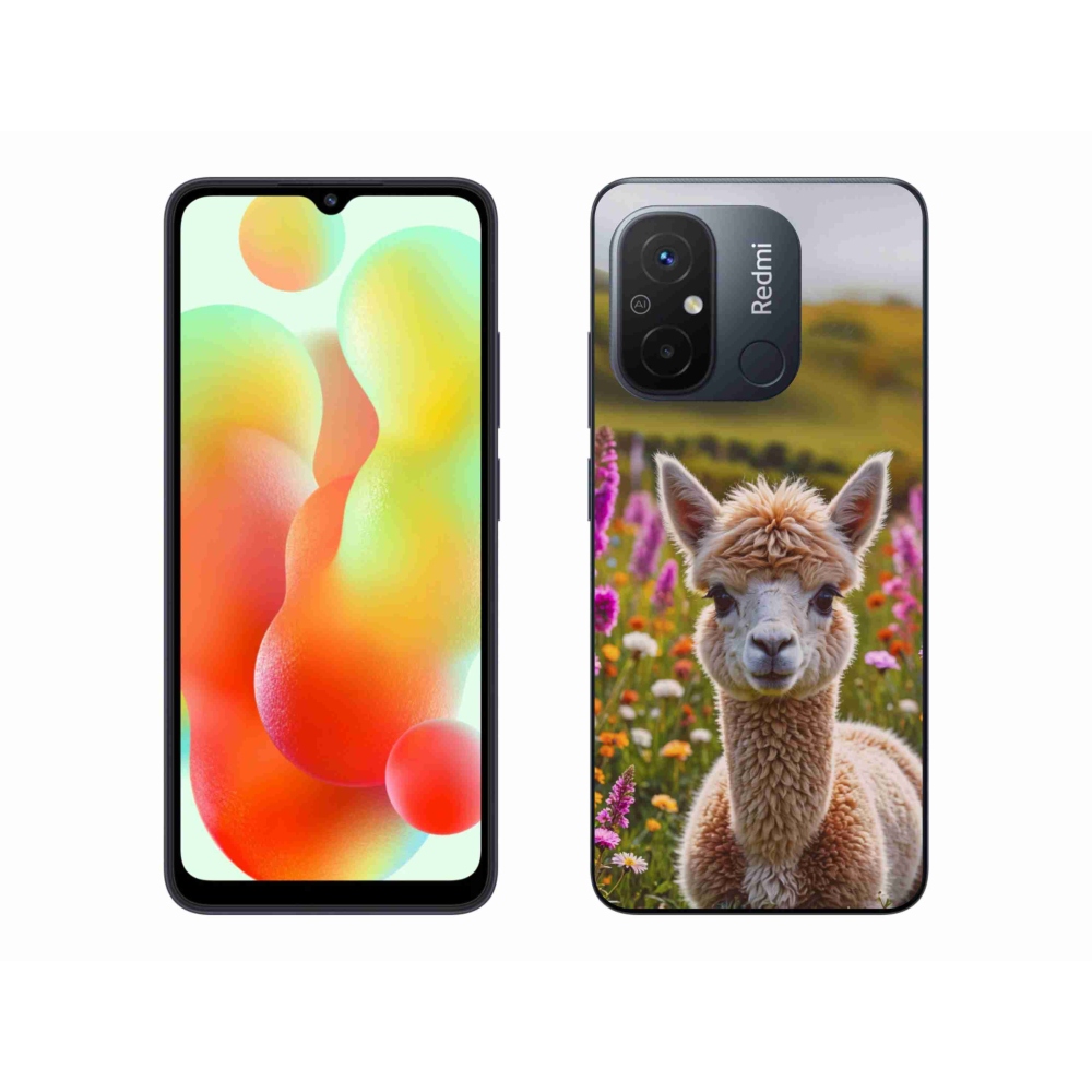 Gél borítás mmCase a Xiaomi Redmi 12C-hez - láma a réten