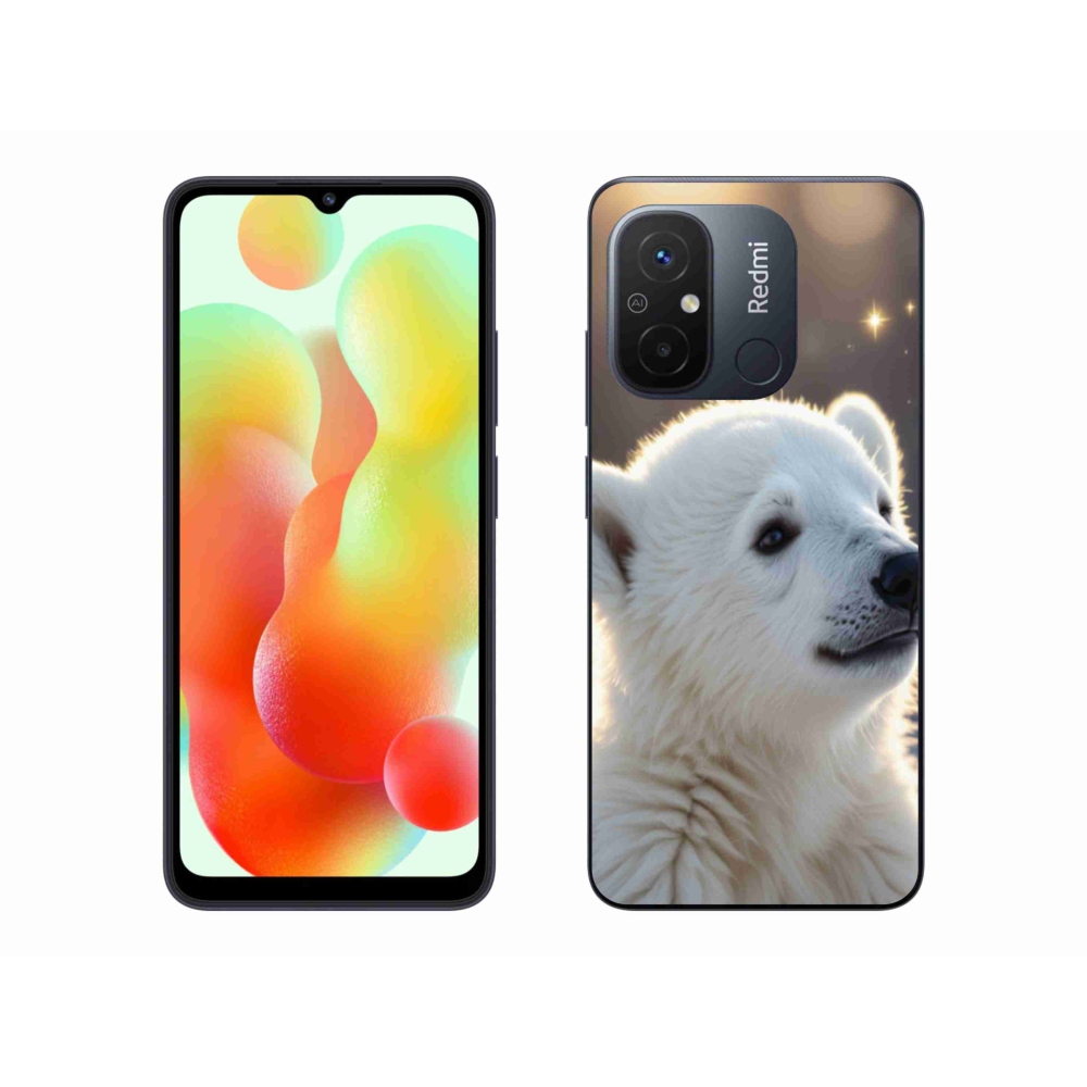 Gél borítás mmCase a Xiaomi Redmi 12C-hez - jegesmedve