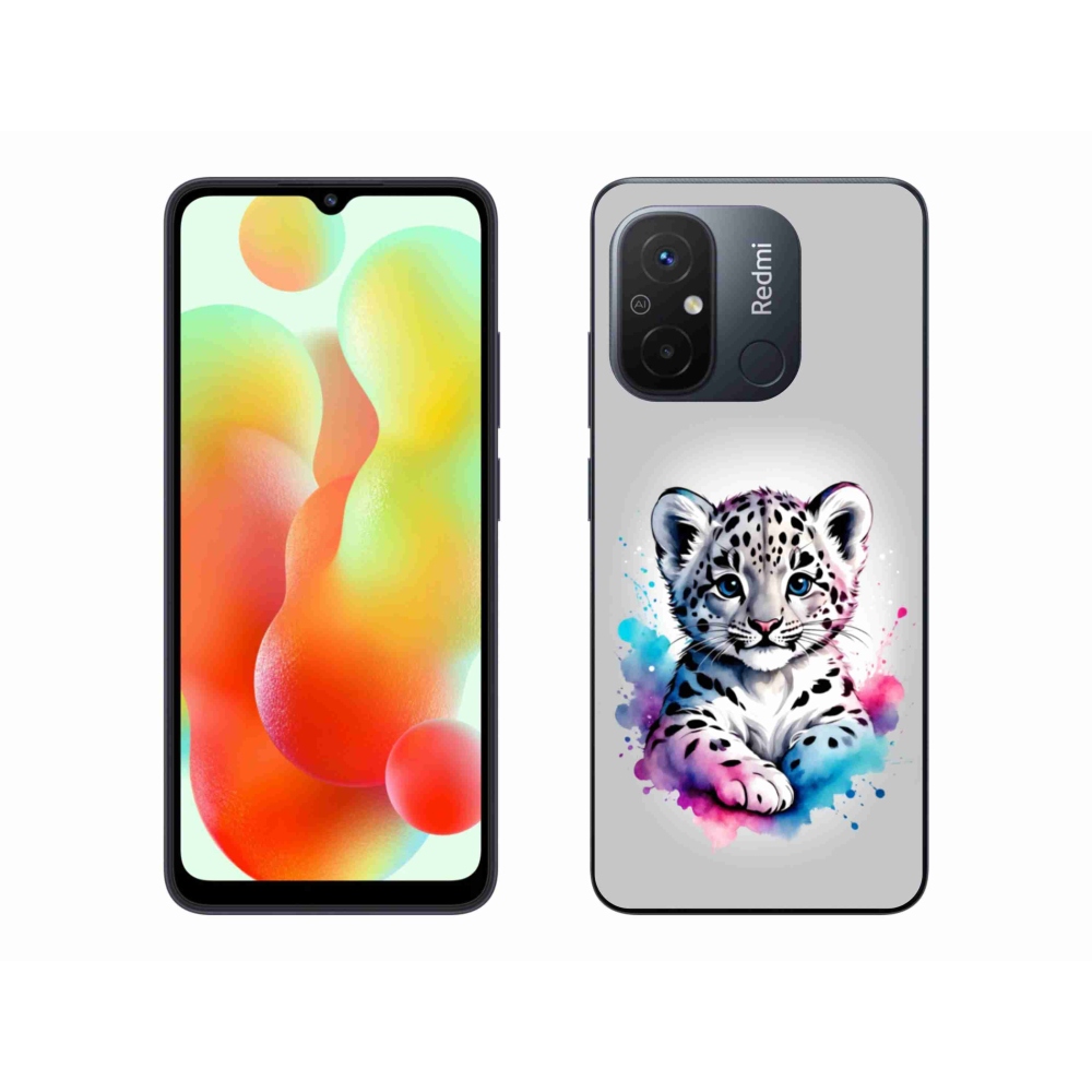 Gél borítás mmCase a Xiaomi Redmi 12C-hez - leopárd kölyök