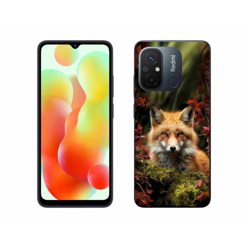 Gél borítás mmCase a Xiaomi Redmi 12C-hez - róka az erdőben