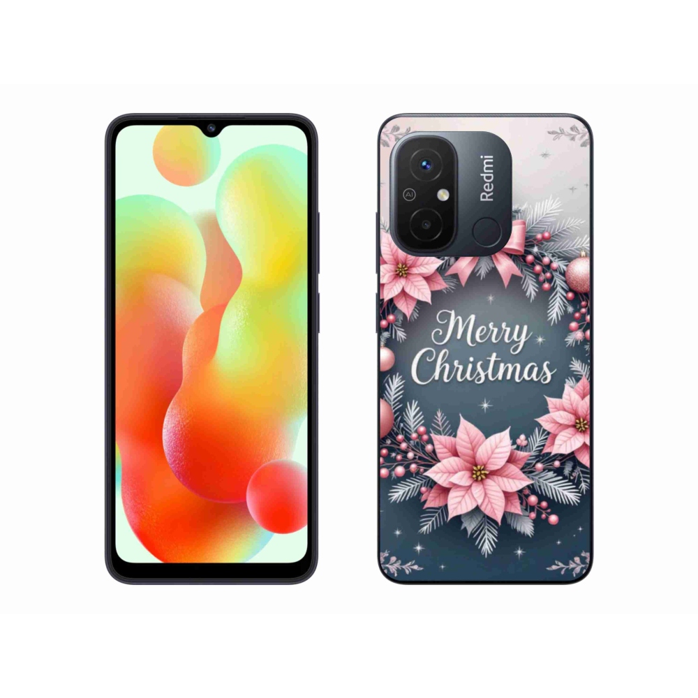 Gél borító mmCase a Xiaomi Redmi 12C-hez - boldog karácsonyt!