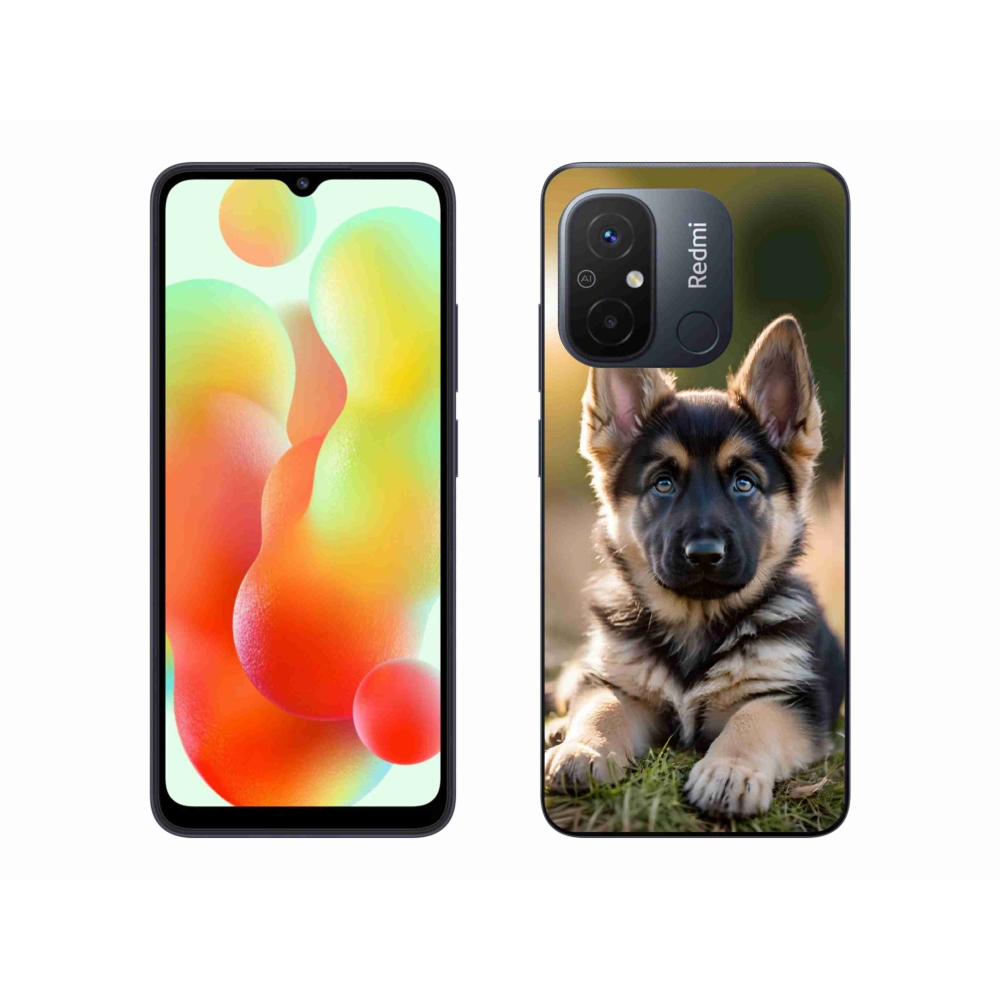 Gél borítás mmCase a Xiaomi Redmi 12C-hez - Német juhászkutya a természetben