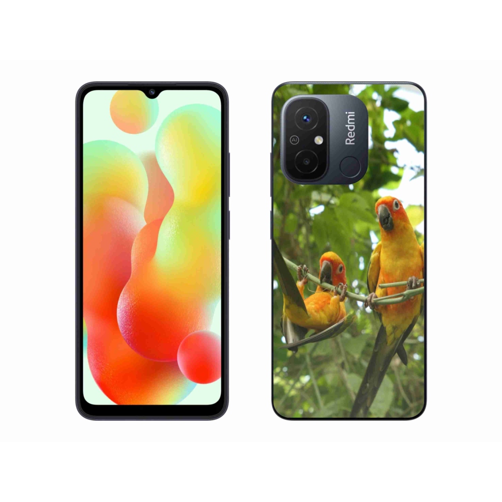 Gél borítás mmCase a Xiaomi Redmi 12C-hez - papagájok aratingy