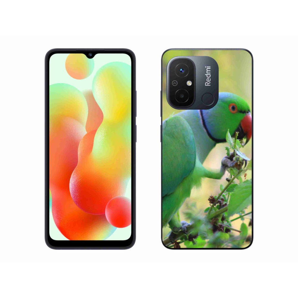 Gél borítás mmCase a Xiaomi Redmi 12C-hez - papagáj alexandr