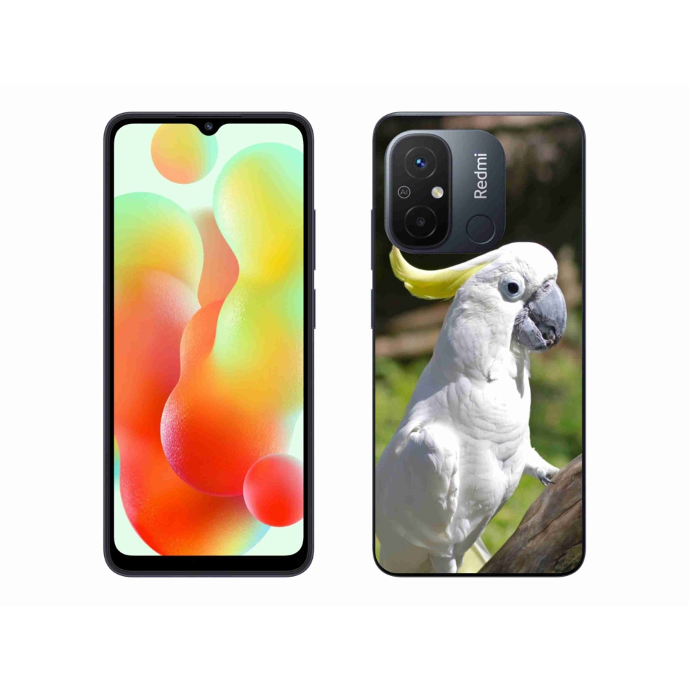 Gél borítás mmCase a Xiaomi Redmi 12C-hez - papagáj kakadu 2
