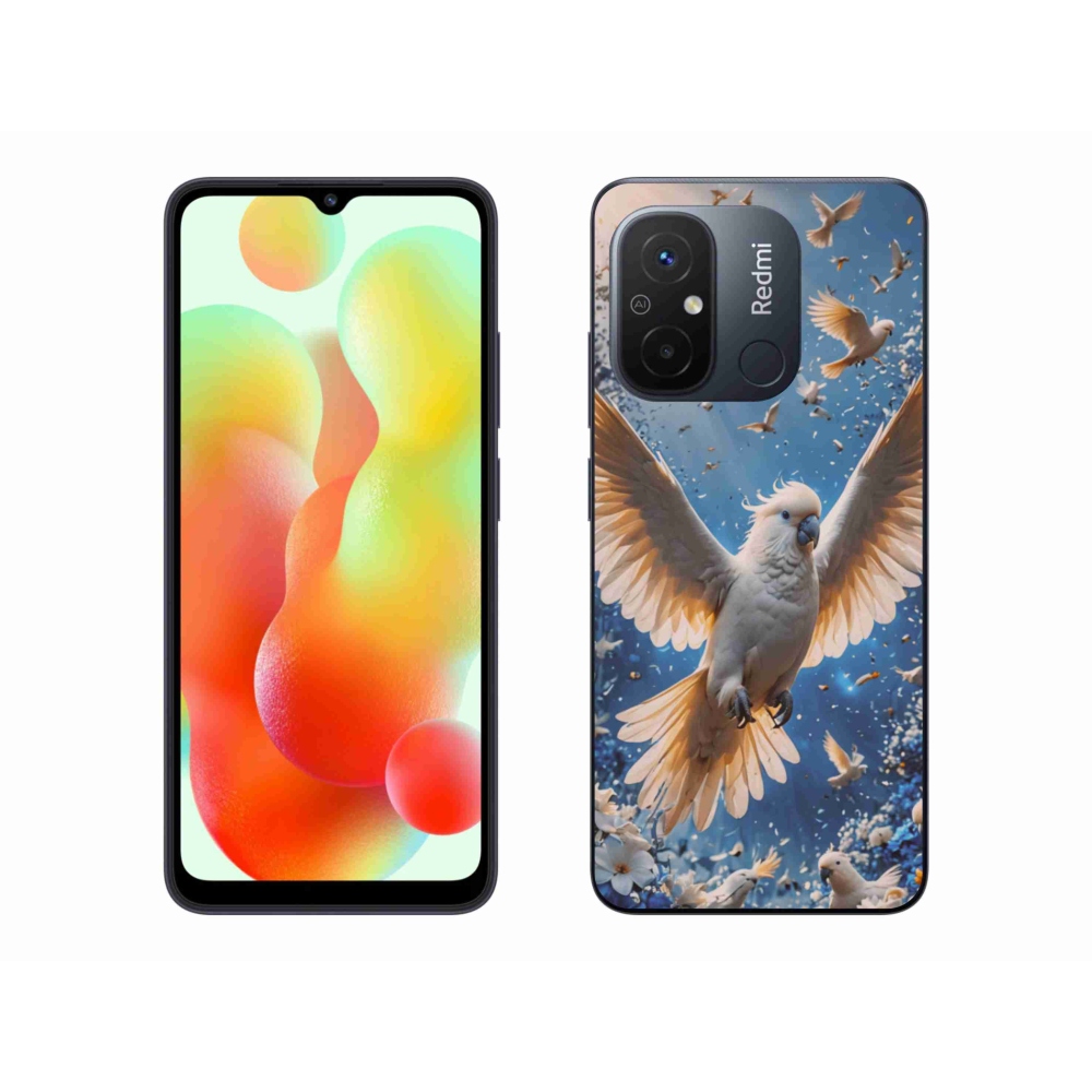 Gél borítás mmCase a Xiaomi Redmi 12C-hez - papagáj kakadu