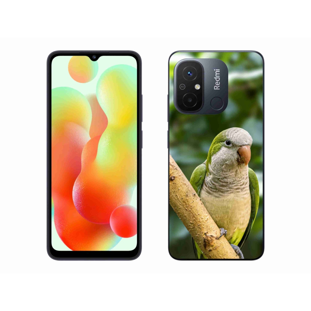 Gél borítás mmCase a Xiaomi Redmi 12C-hez - papagáj