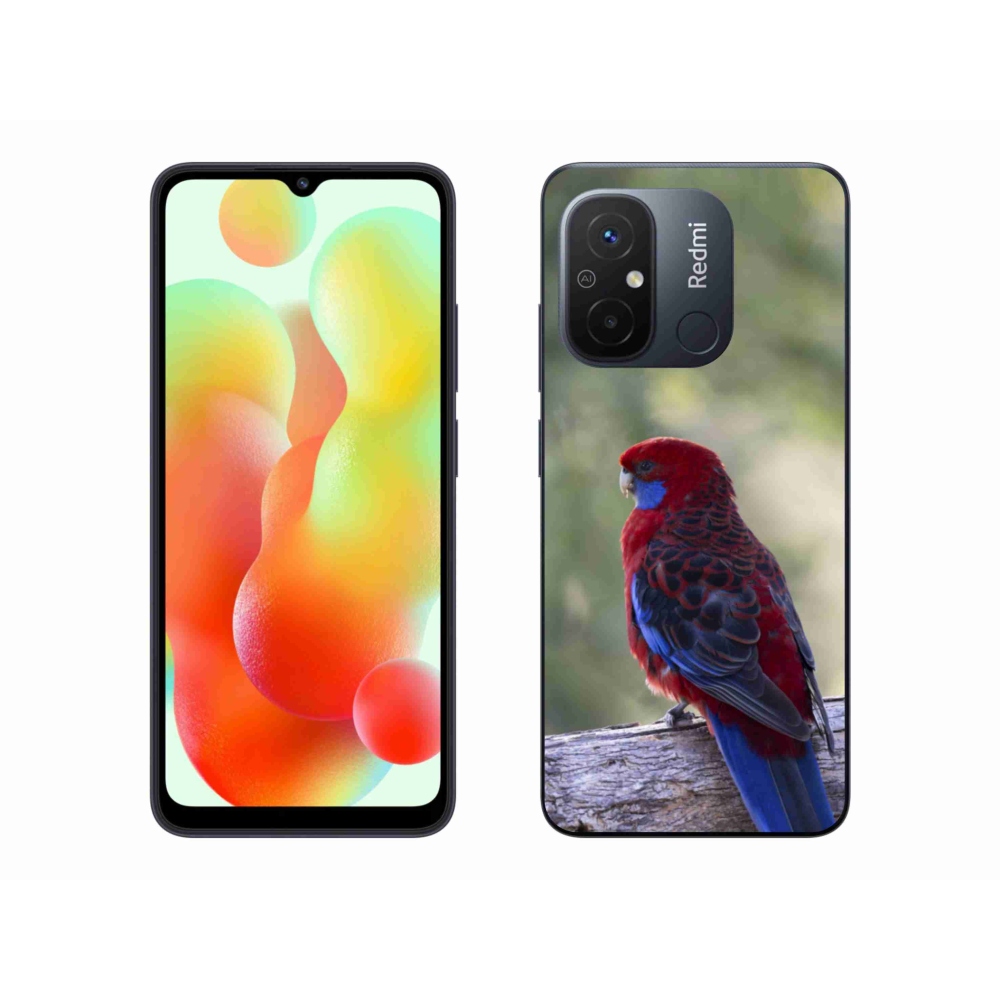 Gél borító mmCase a Xiaomi Redmi 12C-hez - papagáj rosela