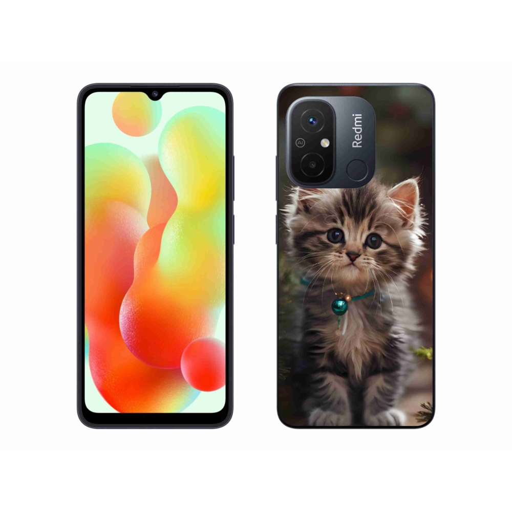 Gél borító mmCase a Xiaomi Redmi 12C-hez - aranyos cica 11