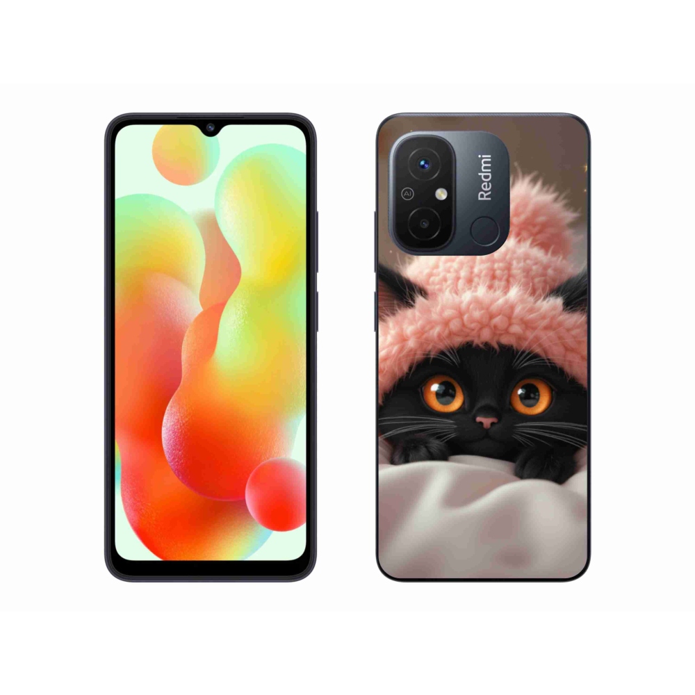 Gél borító mmCase a Xiaomi Redmi 12C-hez - aranyos cica 7