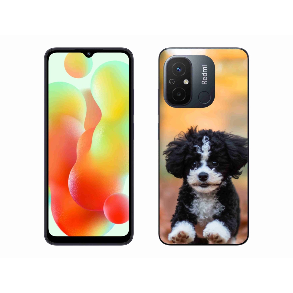 Gél borítás mmCase a Xiaomi Redmi 12C-hez - aranyos kiskutya 2