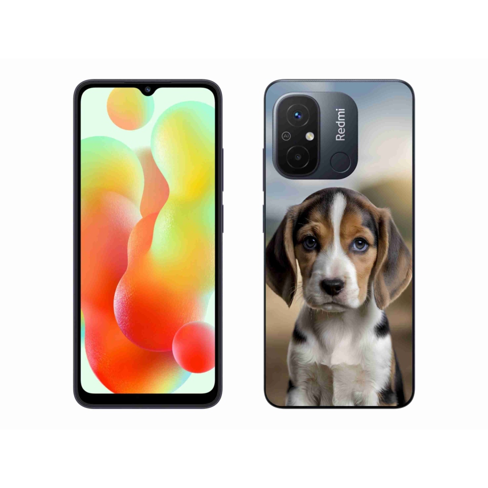 Gél borítás mmCase a Xiaomi Redmi 12C-hez - aranyos beagle