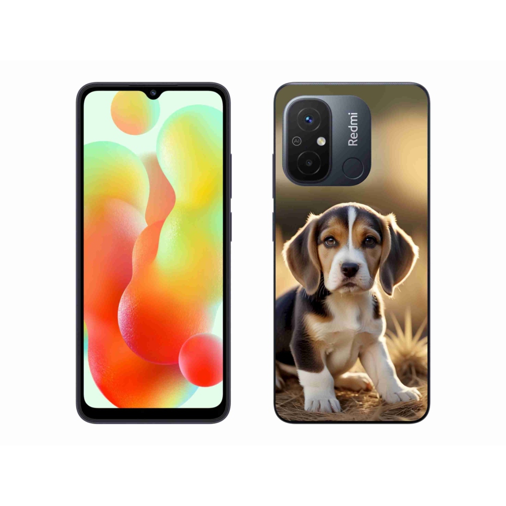 Gél borítás mmCase a Xiaomi Redmi 12C-hez - aranyos beagle