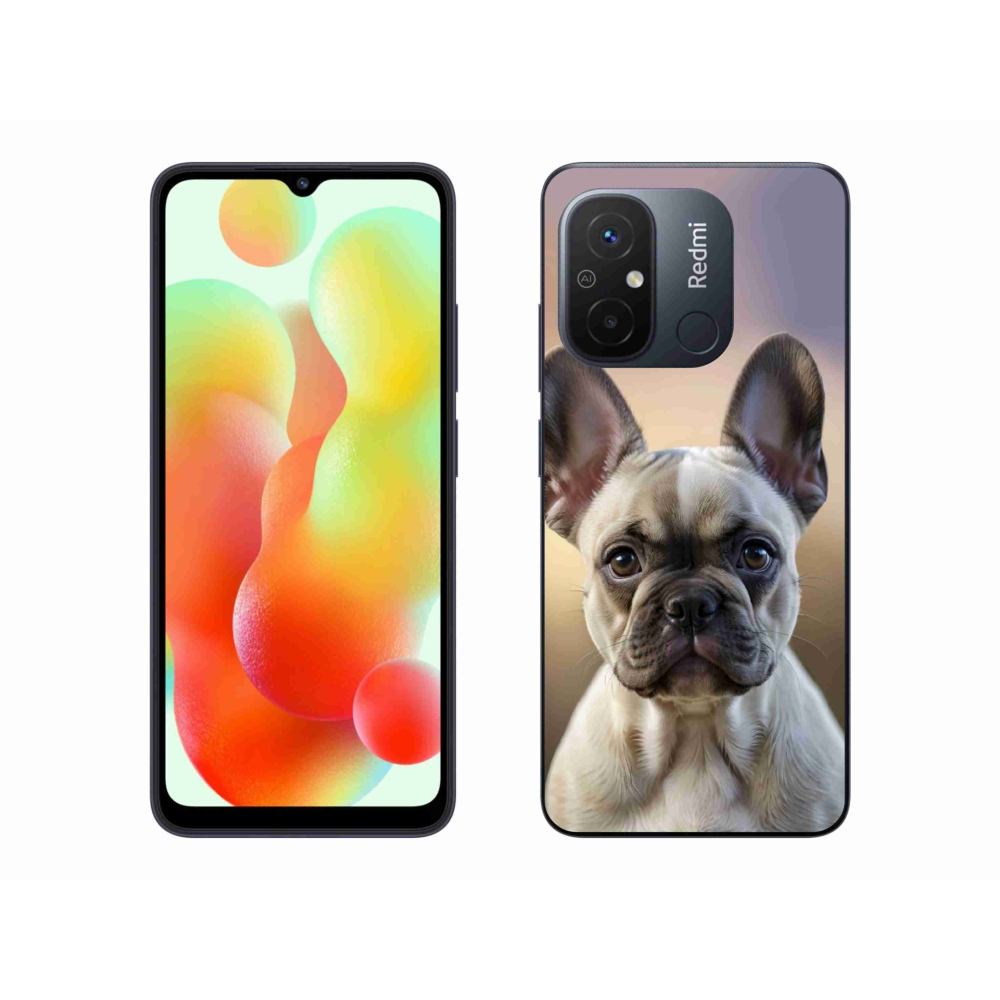 Gél borító mmCase a Xiaomi Redmi 12C-hez - aranyos francia bulldog