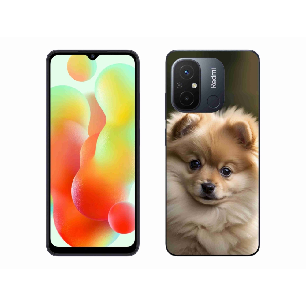 Gél borítás mmCase a Xiaomi Redmi 12C-hez - aranyos pomerániai 2
