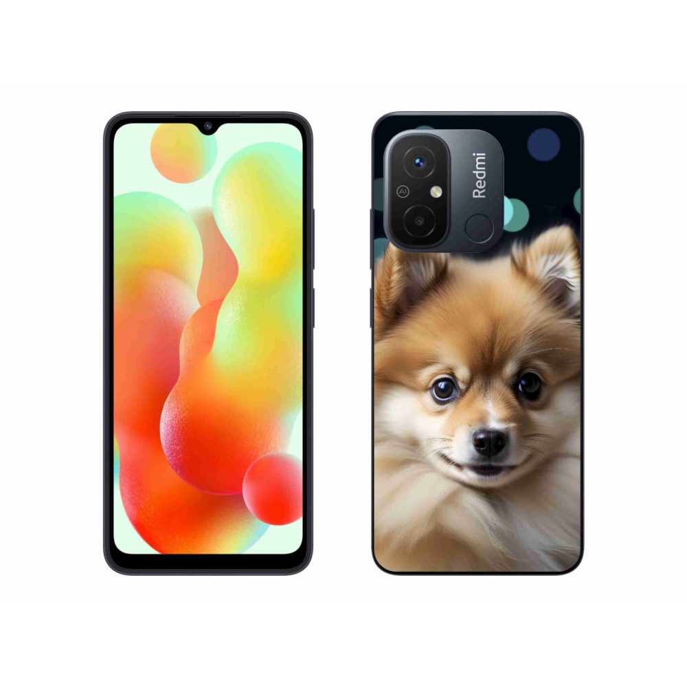 Gél borító mmCase a Xiaomi Redmi 12C-hez - aranyos pomerániai
