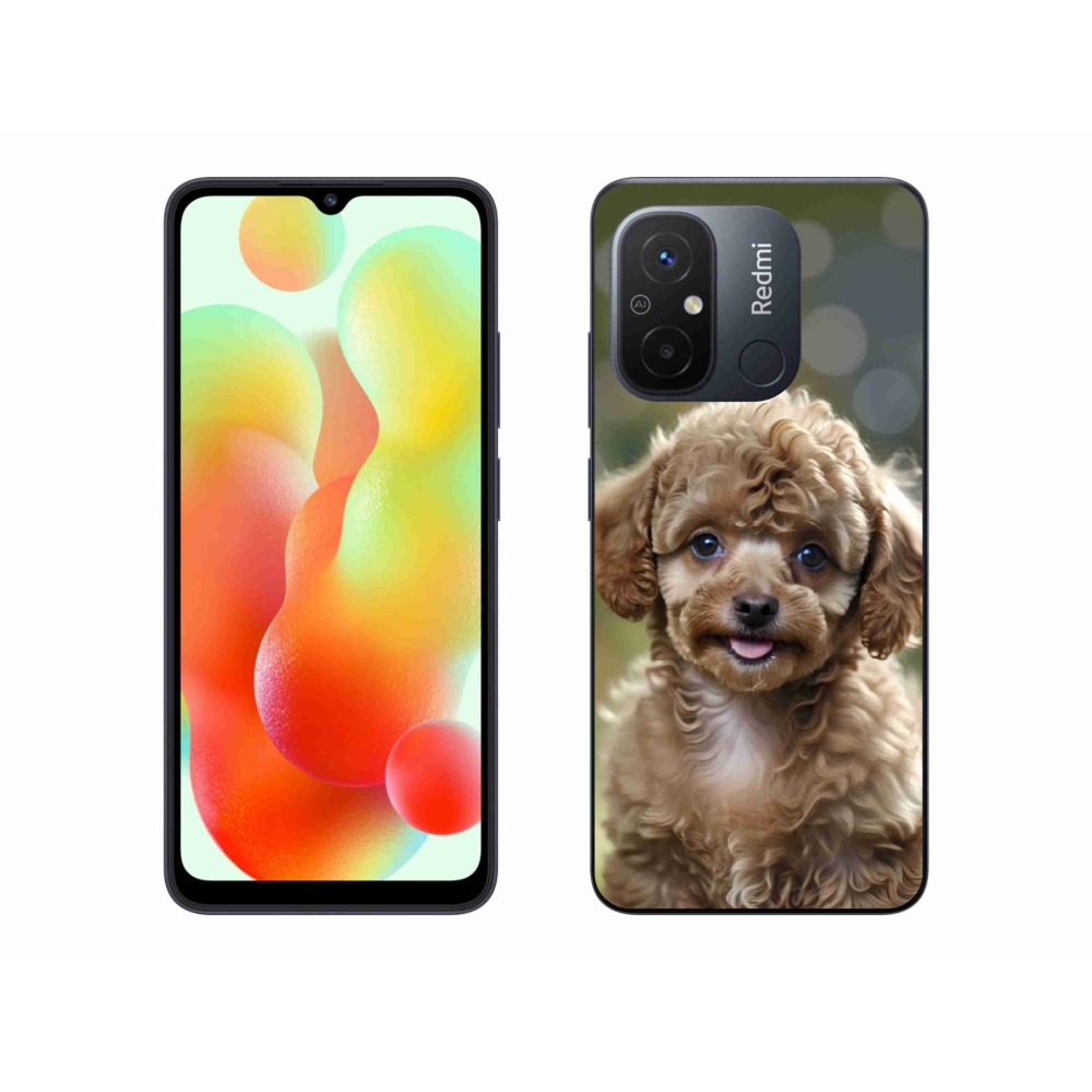Gél borítás mmCase a Xiaomi Redmi 12C-hez - aranyos uszkár