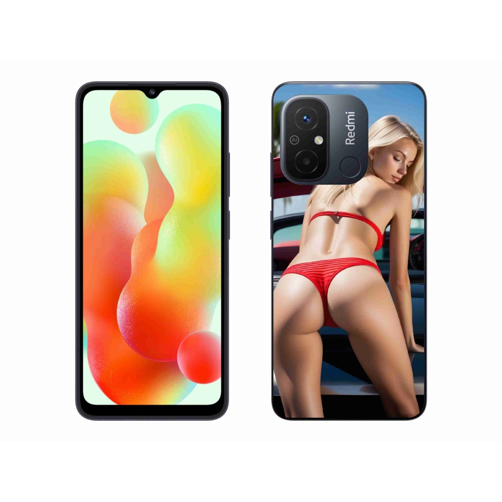 Gél borító mmCase a Xiaomi Redmi 12C-hez - szexi nő 2