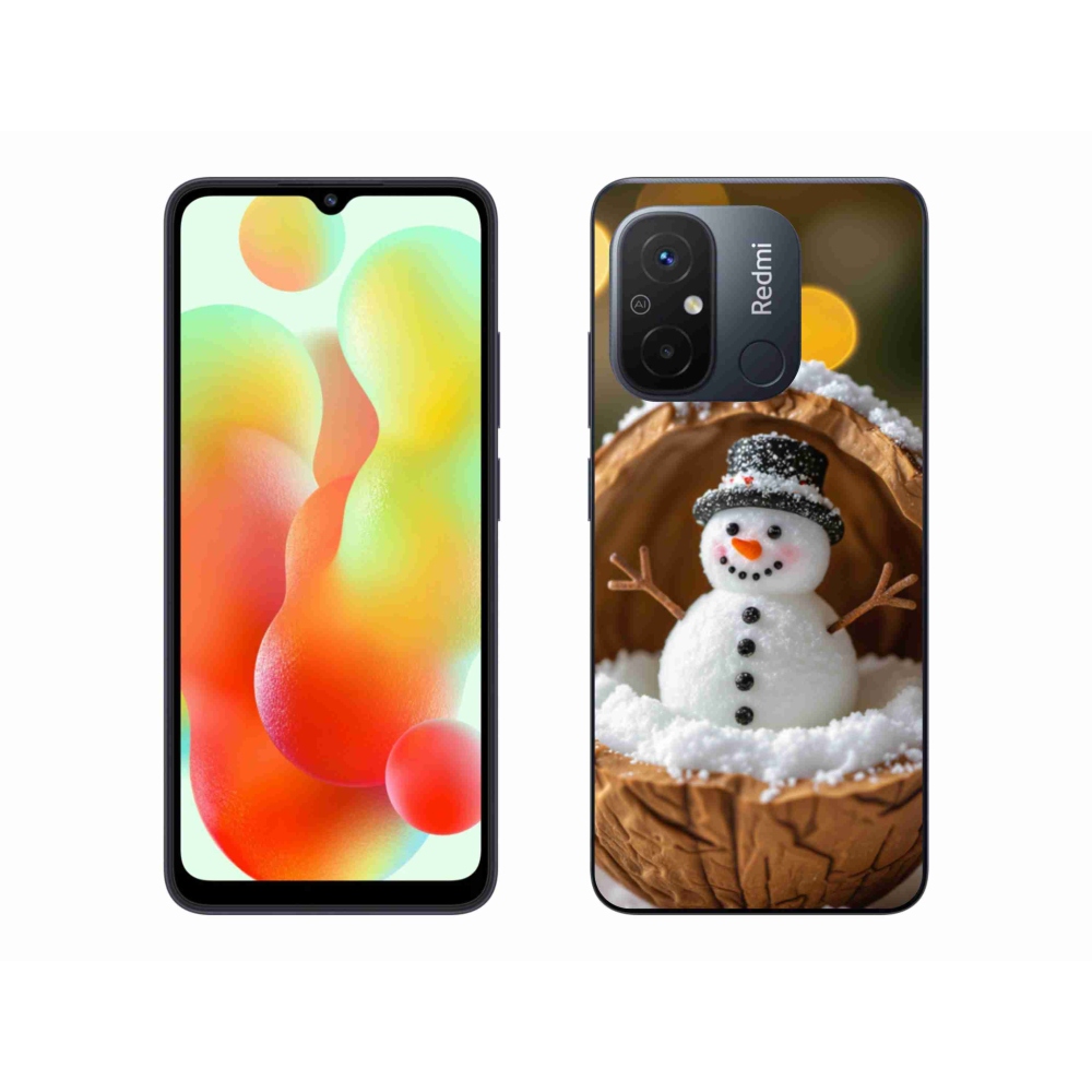 Gél borítás mmCase a Xiaomi Redmi 12C-hez - hóember 4