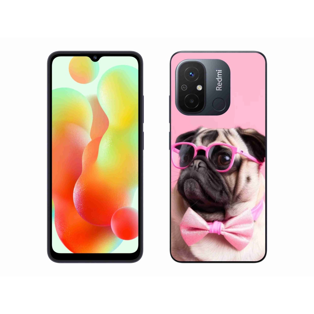 Gél borítás mmCase a Xiaomi Redmi 12C-hez - stílusos mopsz