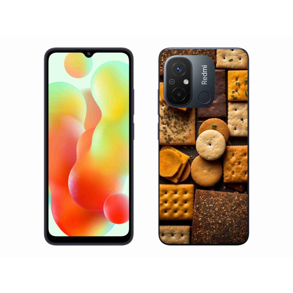 Gél borítás mmCase a Xiaomi Redmi 12C-hez - kekszek