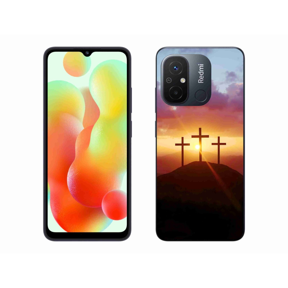 Gél borítás mmCase a Xiaomi Redmi 12C-hez - három kereszt
