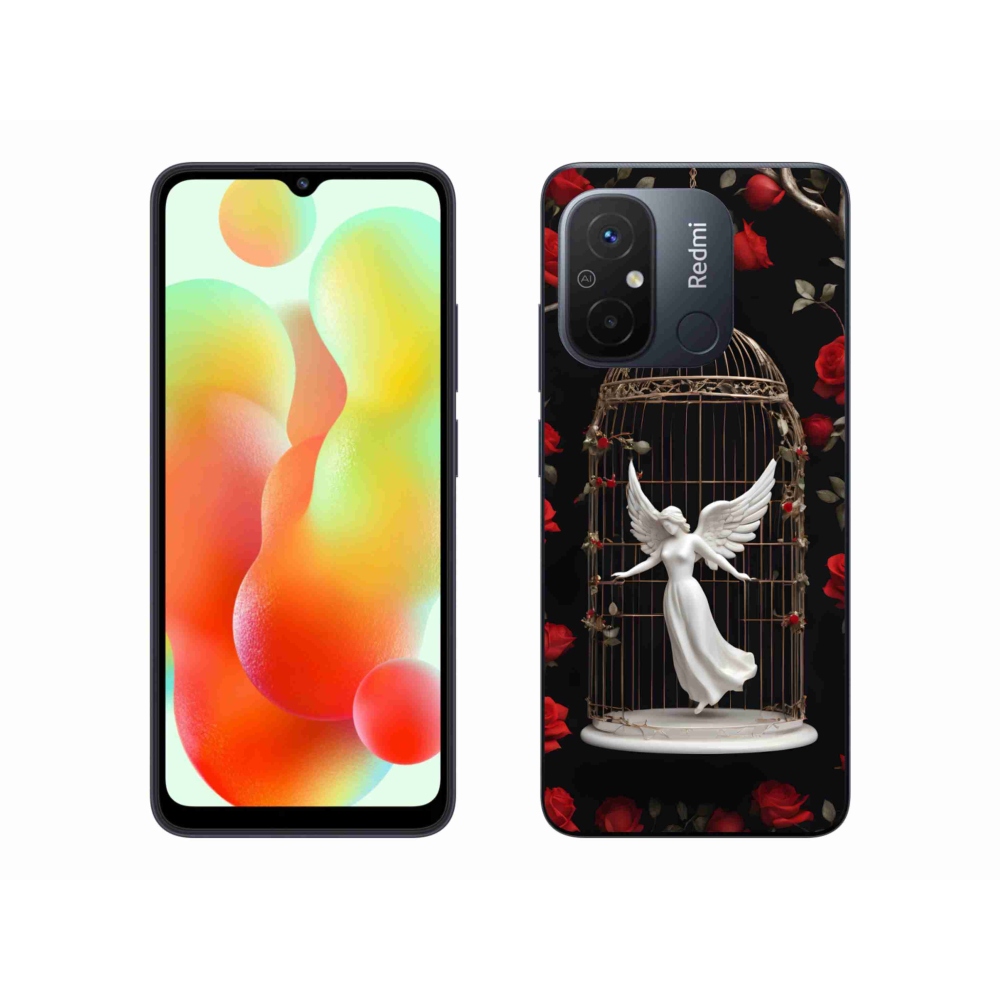 Gél borítás mmCase a Xiaomi Redmi 12C számára - csapdába esett angyal