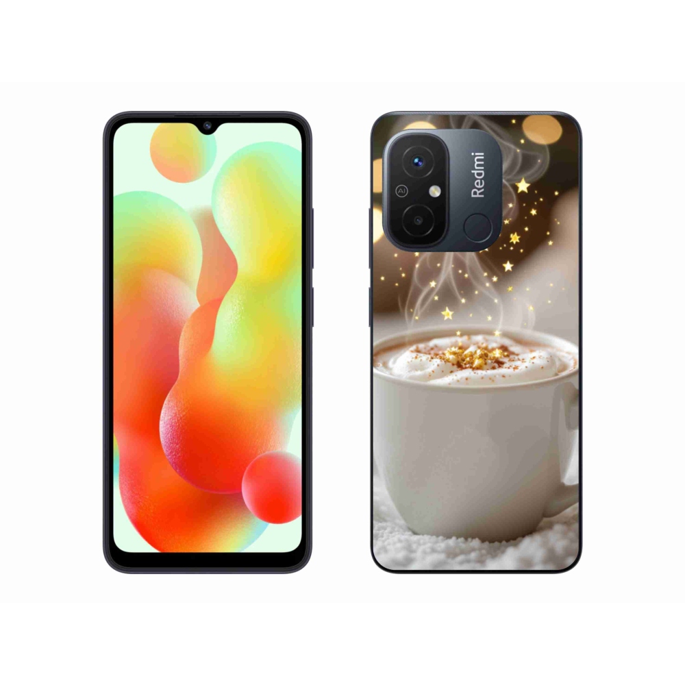 Gél borítás mmCase a Xiaomi Redmi 12C-hez - Karácsonyi forró ital