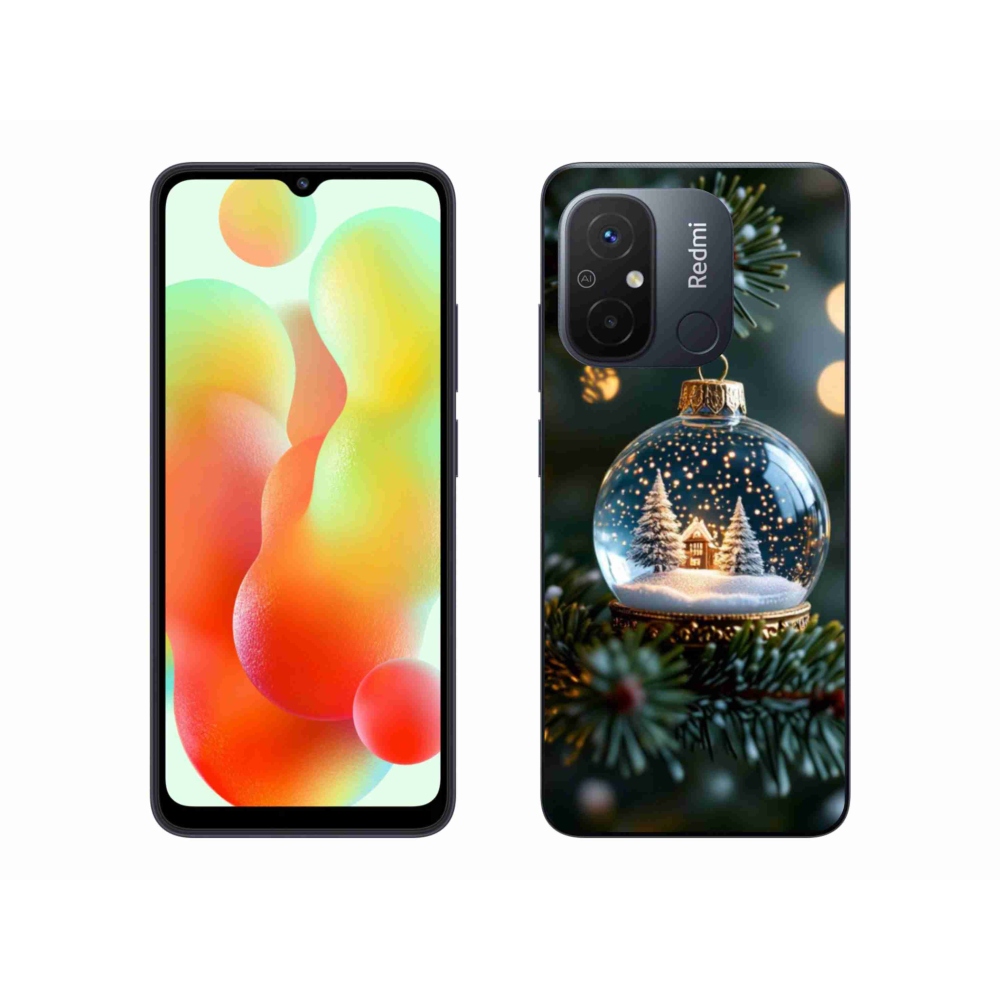 Gél borítás mmCase a Xiaomi Redmi 12C-hez - Karácsonyi gömbök 2