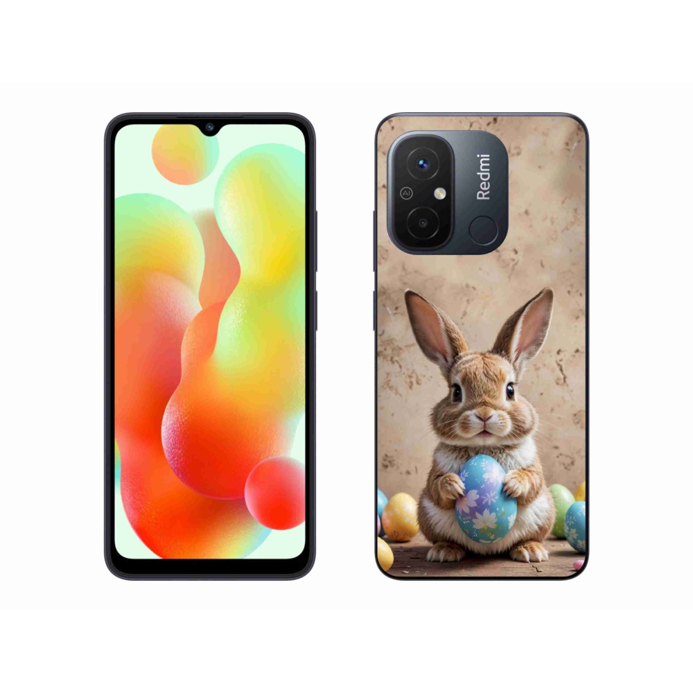 Gél borítás mmCase a Xiaomi Redmi 12C számára - Húsvéti nyuszi