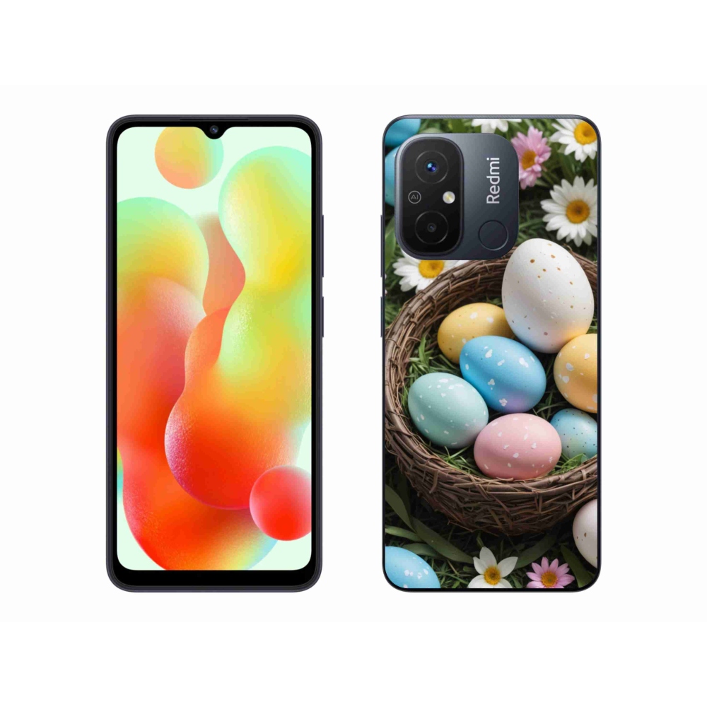 Gél borítás mmCase a Xiaomi Redmi 12C-hez - Húsvéti tojások 2