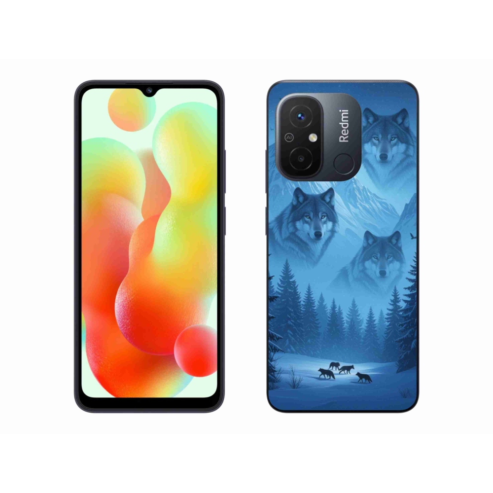 Gél borítás mmCase a Xiaomi Redmi 12C-hez - farkas csomag