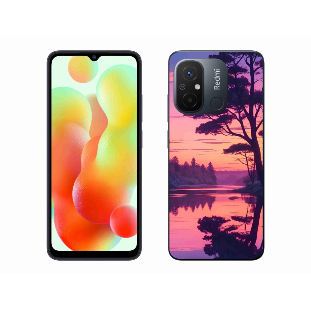 Gél borítás mmCase a Xiaomi Redmi 12C-hez - naplemente a tó felett