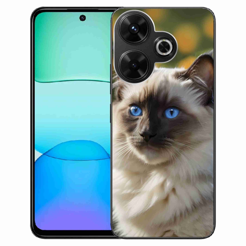 Gél borítás mmCase a Xiaomi Redmi 13 4G/Poco M6 4G számára - fehér rongybaba