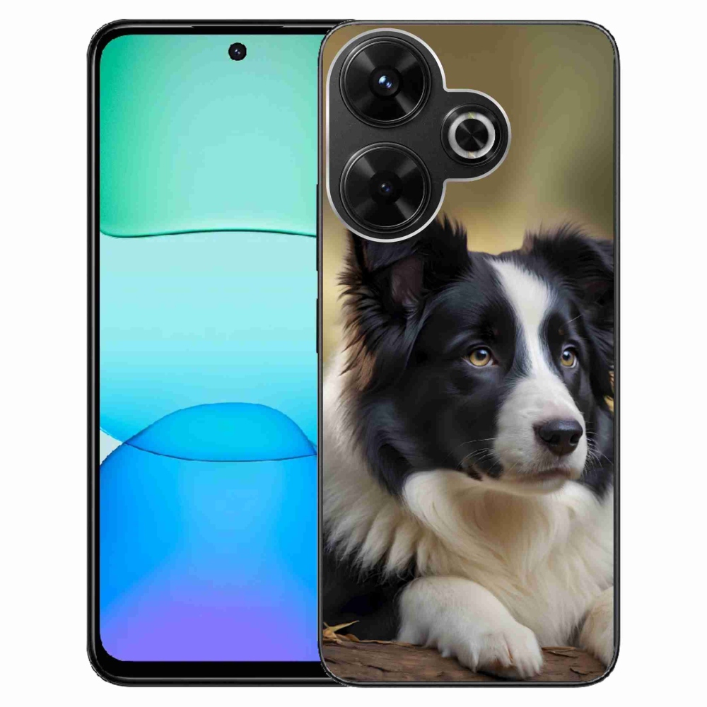 Gél borítás mmCase a Xiaomi Redmi 13 4G / Poco M6 4G - border colie 2