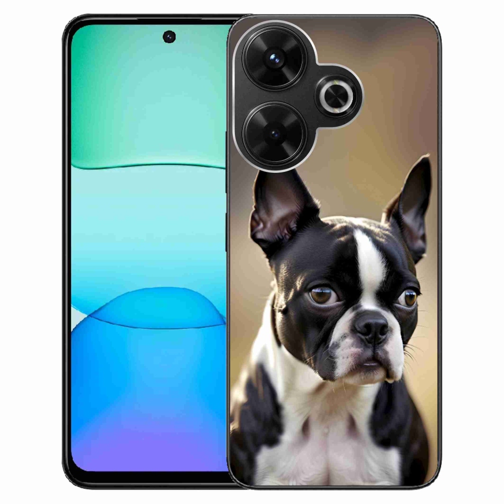 Gél borítás mmCase a Xiaomi Redmi 13 4G/ Poco M6 4G - Boston Terrierhez